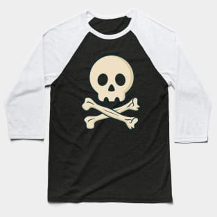 Cool Pirate Skull T-Shirt Baseball T-Shirt